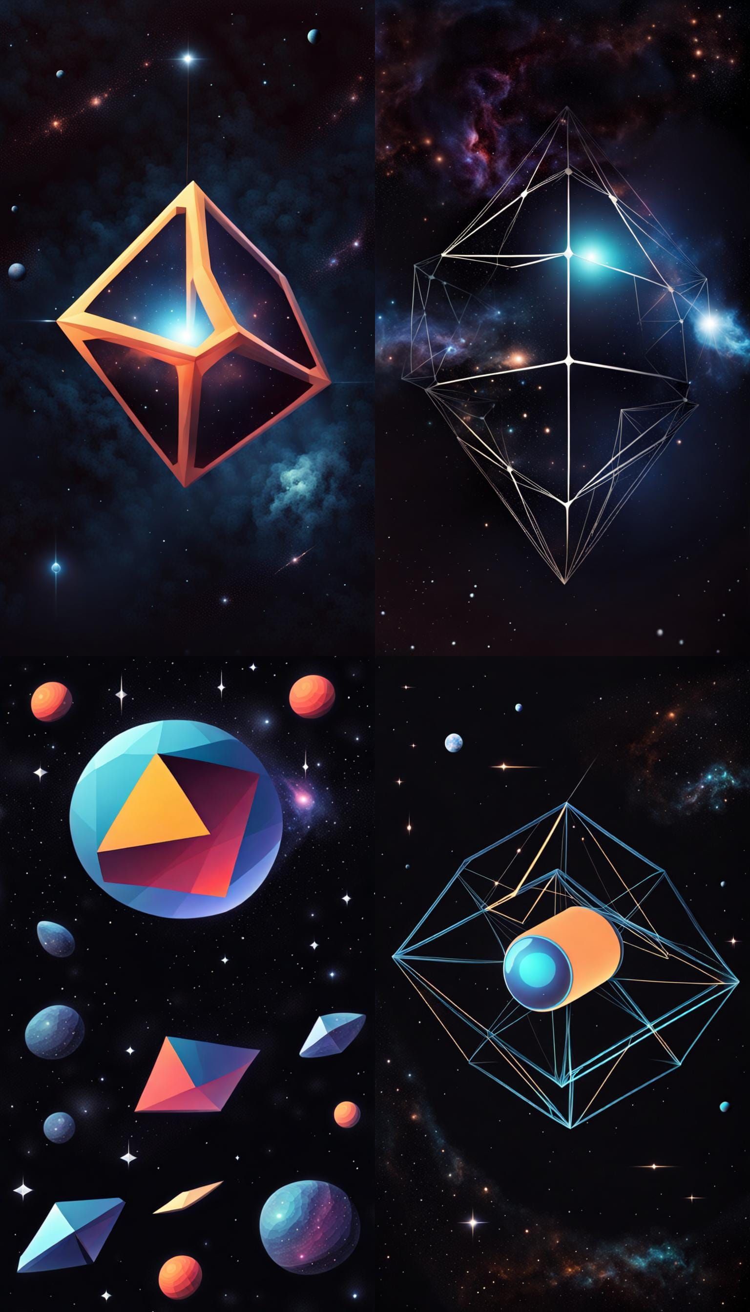 Mysterious Geometric Object in Deep Space