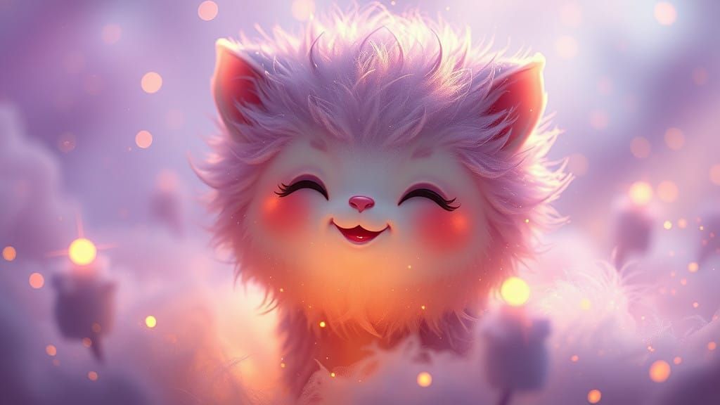 Enchanted Dream Creature Radiates Peaceful Magic