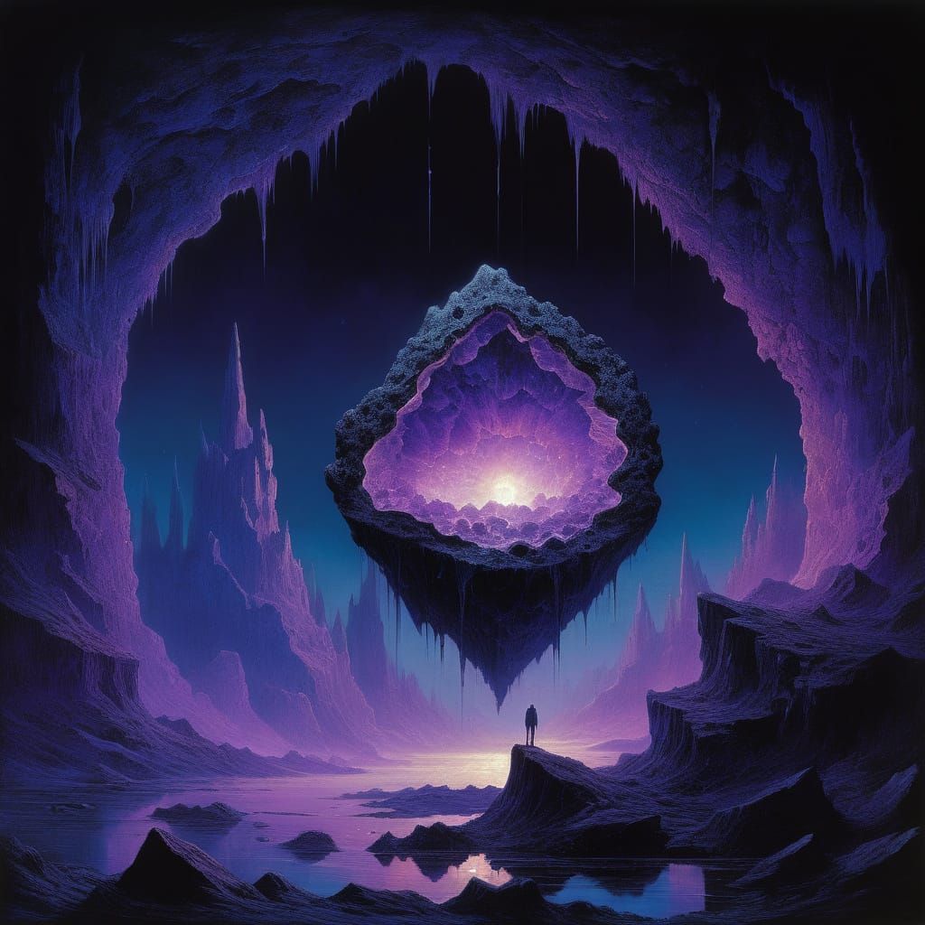 Colossal Geode Nebula in Cosmic Void