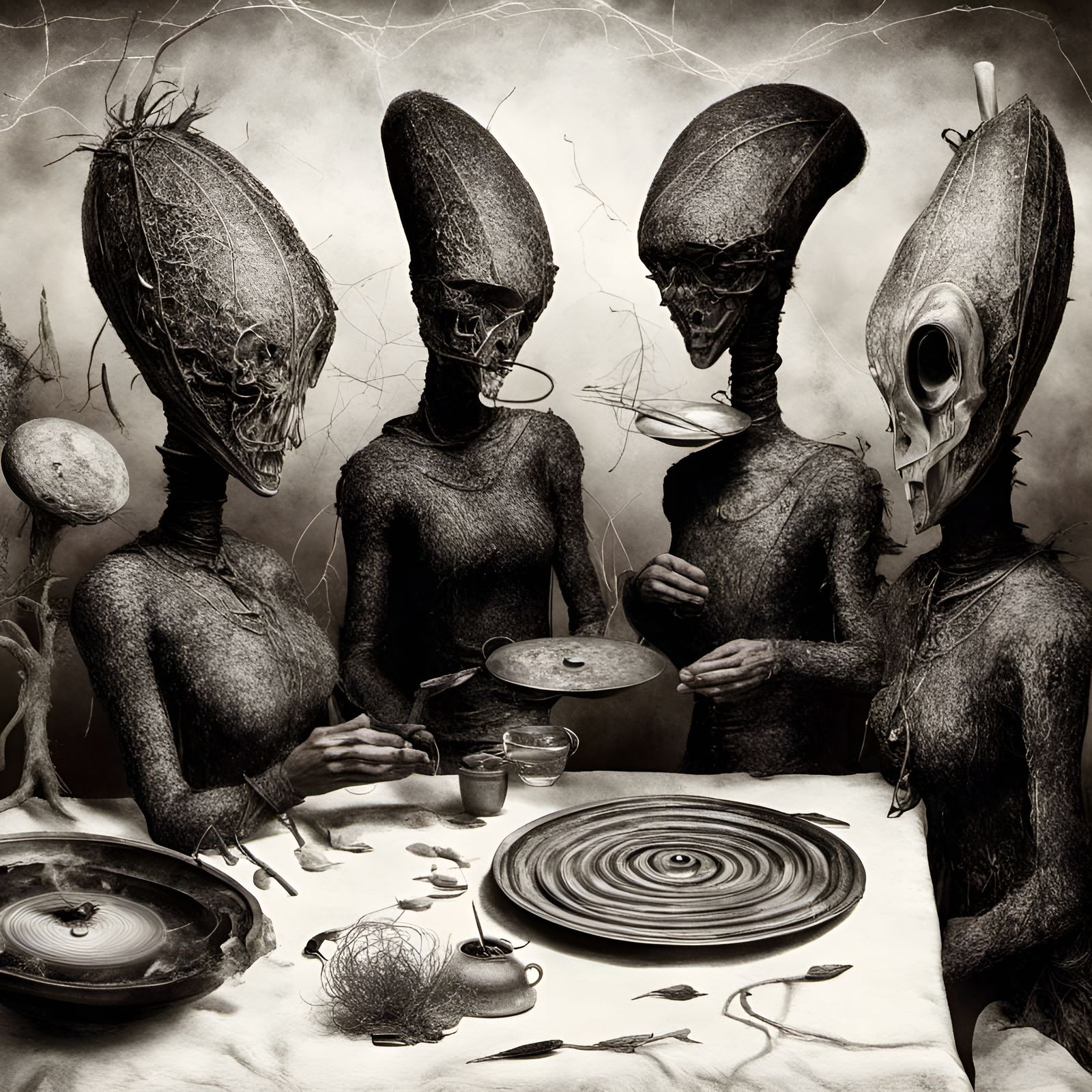 Magical Biological Landscape with Dreamy, Surreal Details