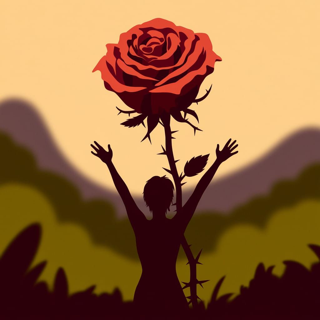 A Longing for the Elusive Rose in Golden Hues