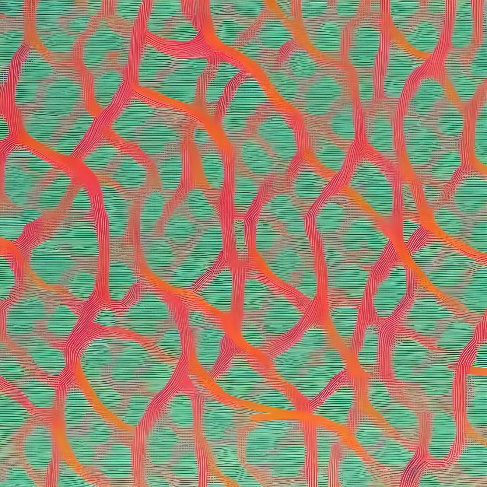 Calligraphic Yin-Yang Painting in Impressionistic Style