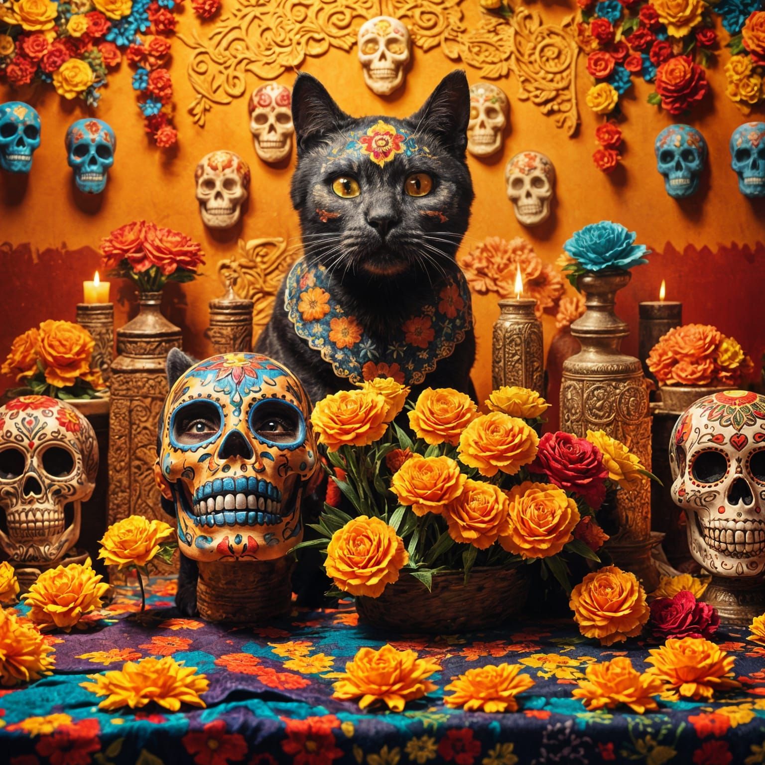 Day of the Dead Cat Celebration