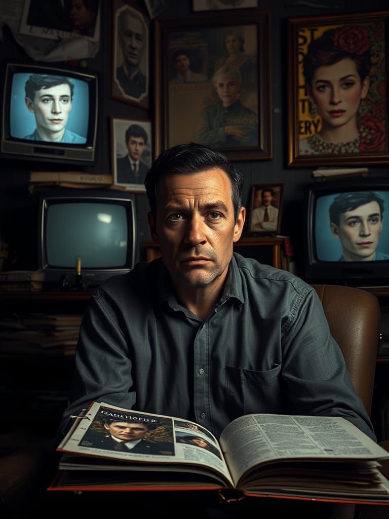 Man Transformed by Faces in Media