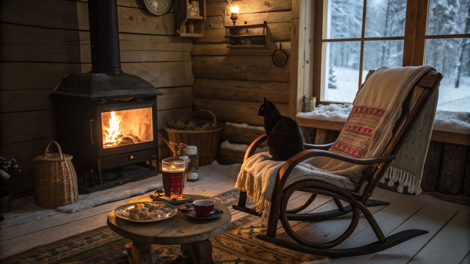 Rustic Eastern European Cottagecore Witch's Haven by the Fir...