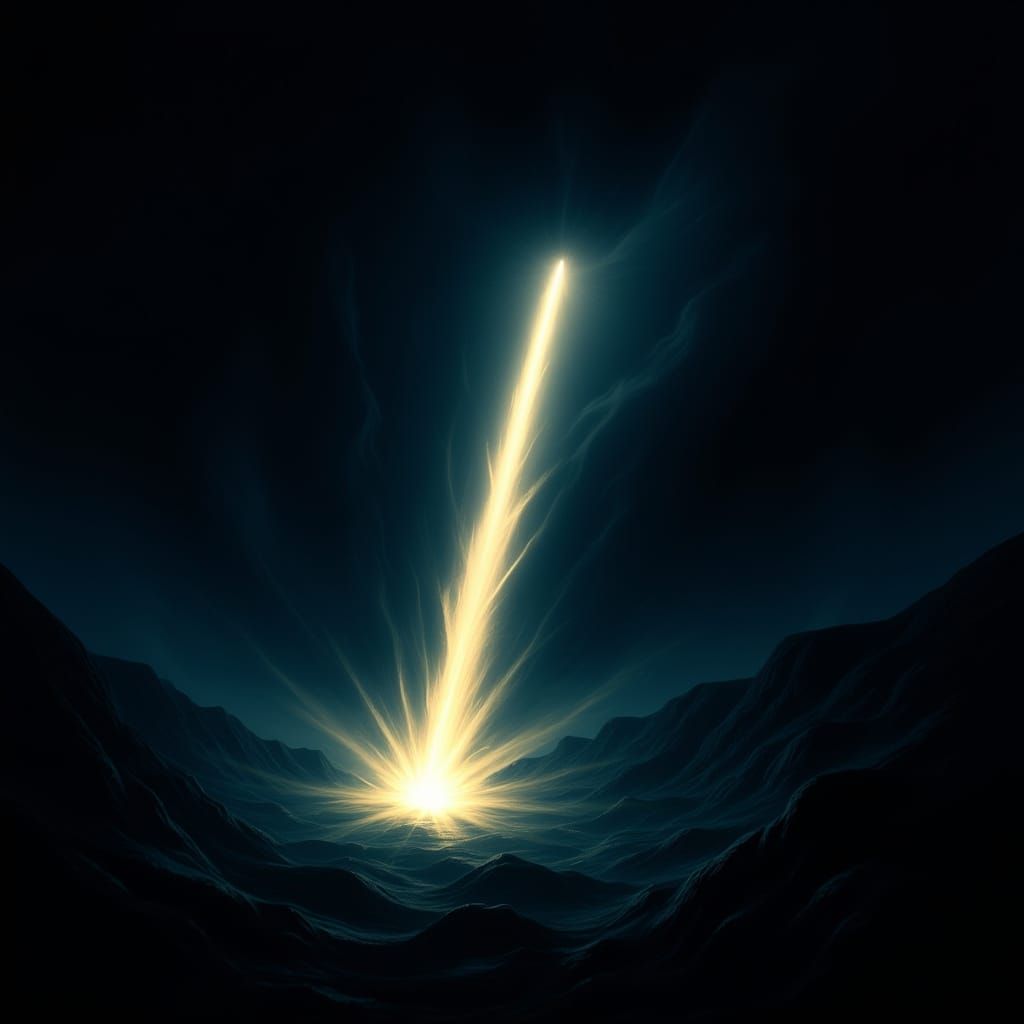 Light Pierces Chaotic Shadows, Forging a Path