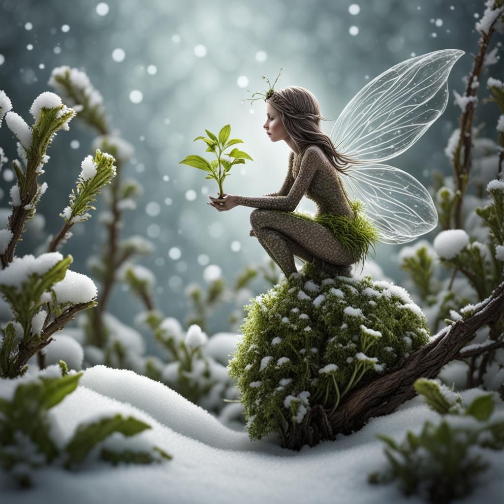 Nature Fairy Reveals First Hint of Spring