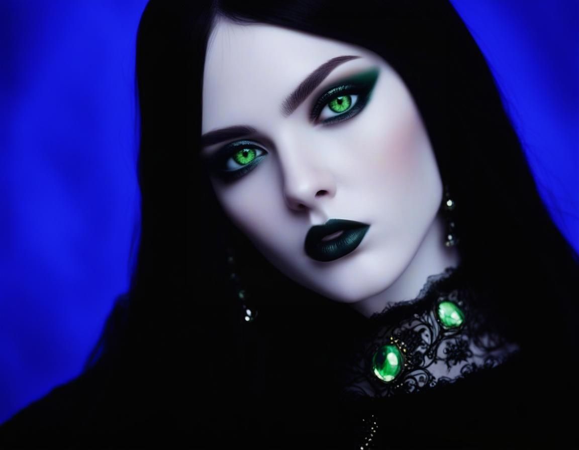 Esmeralda the Gothic glam queen