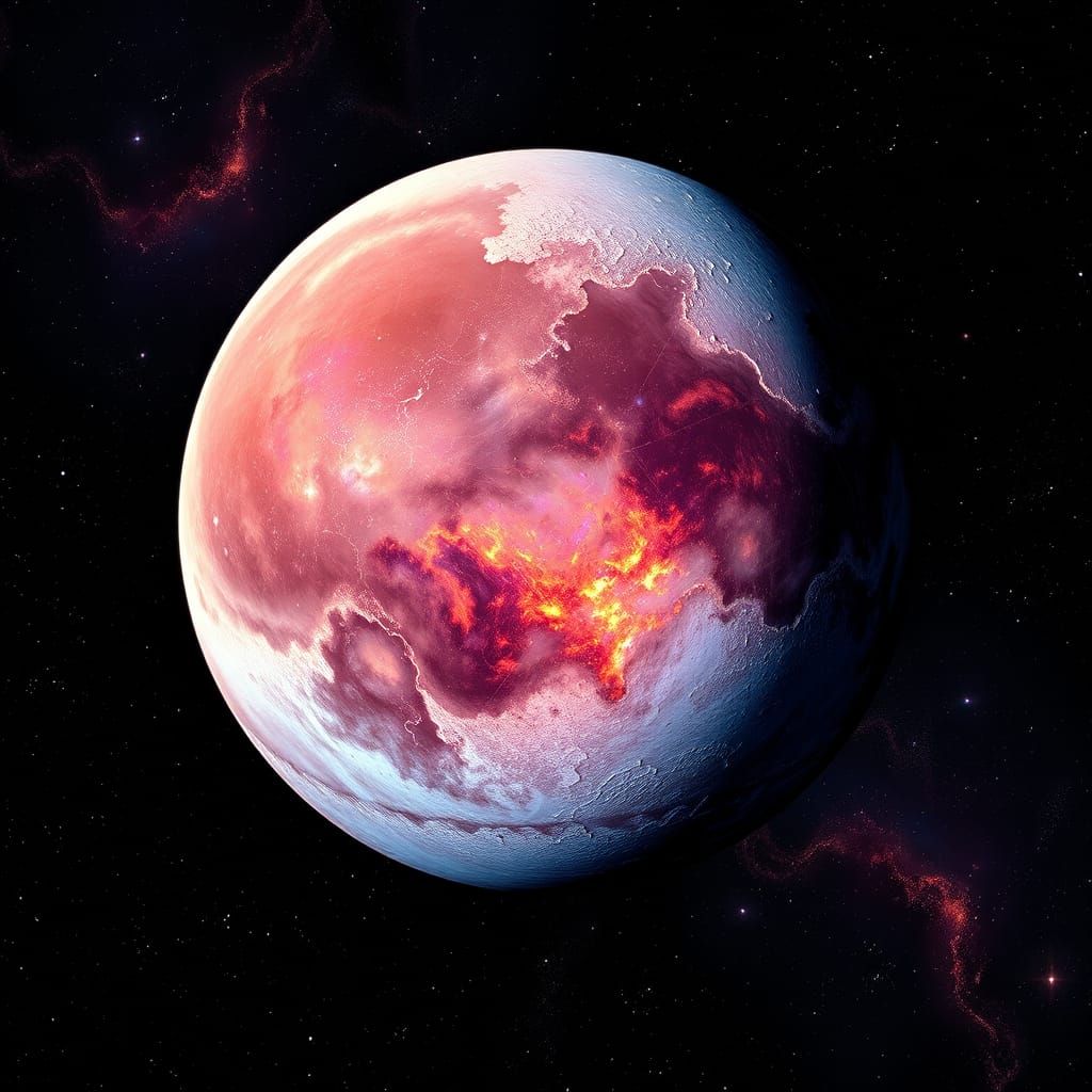 Cosmic Dreamscape of Pluto's Heart