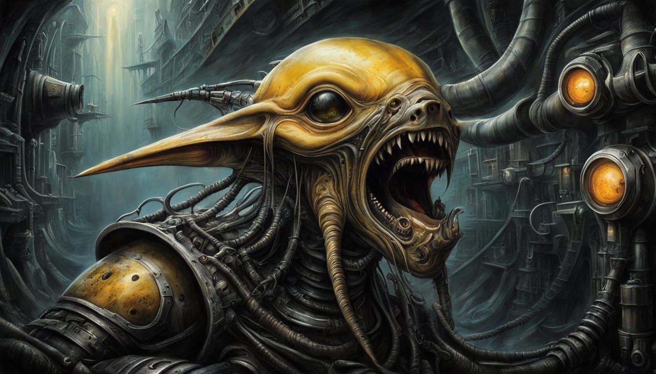 Steampunk Monster Unveils Its Psychedelic Transformation