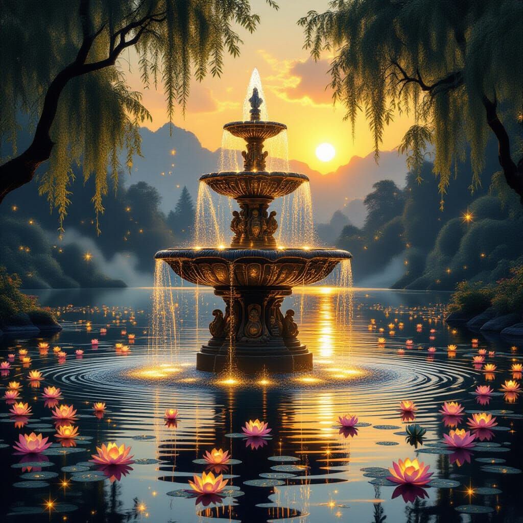 Blindfolded by Light, Quenching the Silent Thirst.