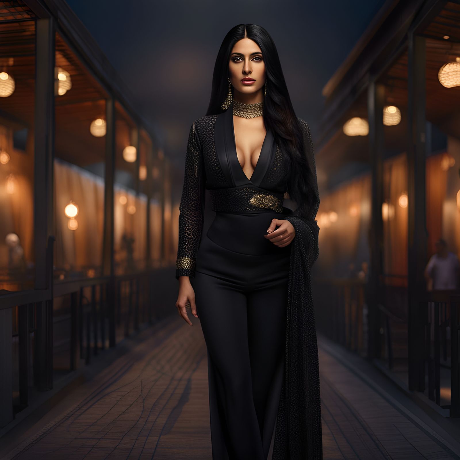 Beautiful Punjabi Woman in Office: 8K Photo