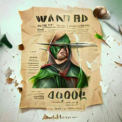 Wanted Poster of an Outlaw