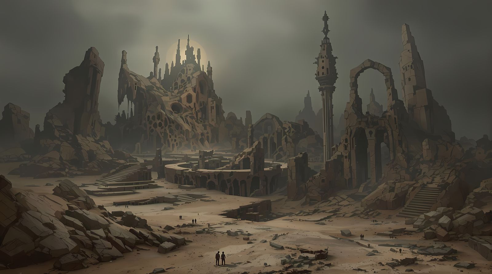 Beksiński Meets Escher: Dystopian Surrealism in Impossible R...