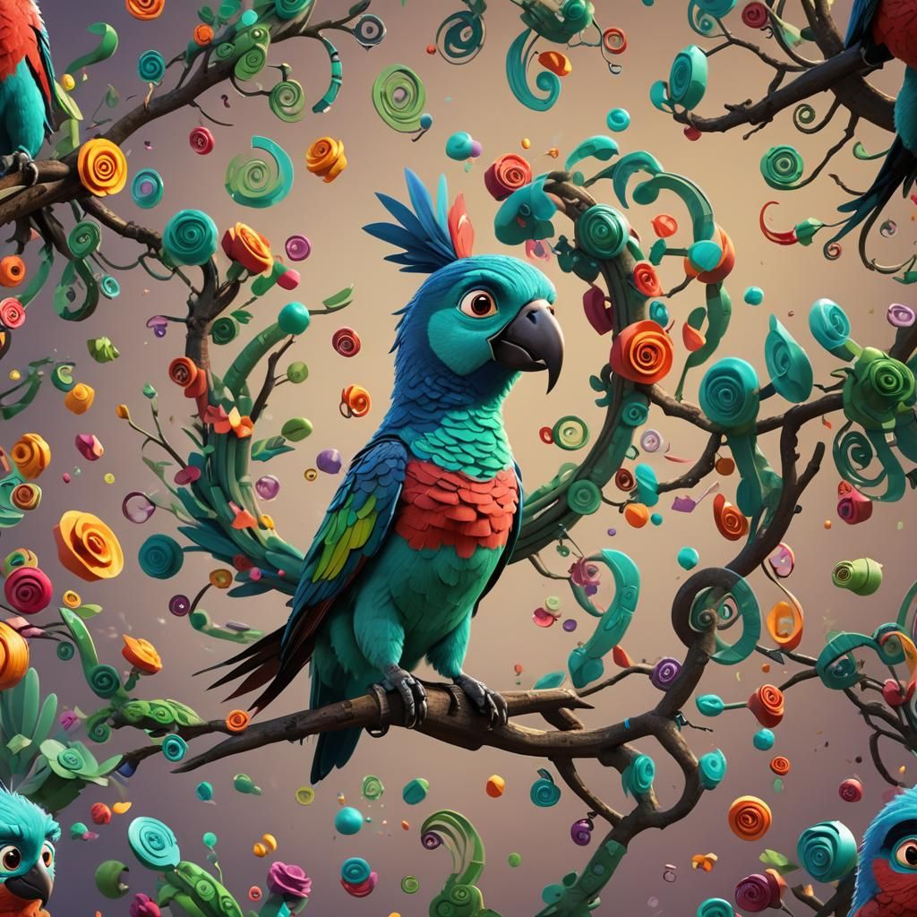 Xochiquetzal: Pixar-Style 3D Digital Art