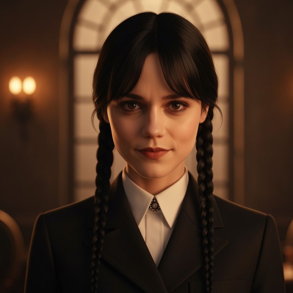 Wednesday Addams Arrives For A Warm, Welcoming Dinner
