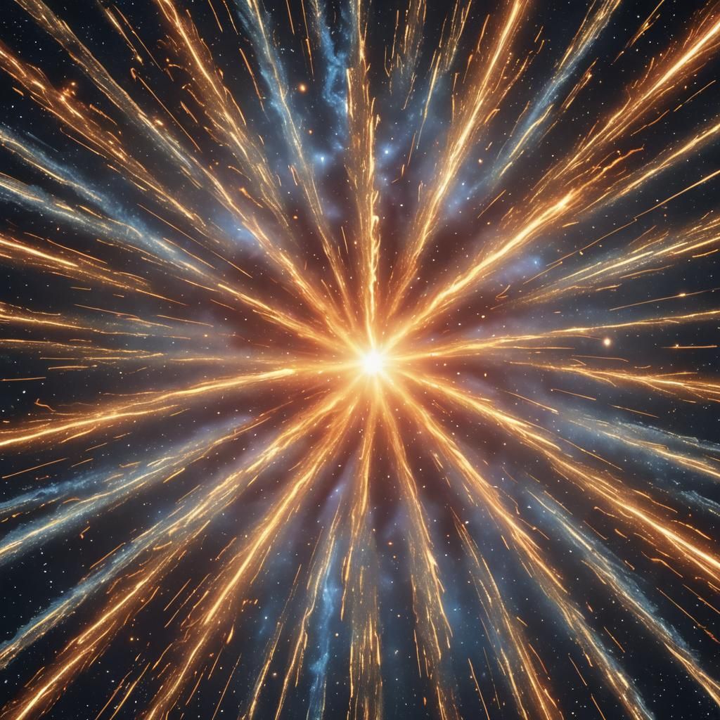 Star Exploding with a Shockwave