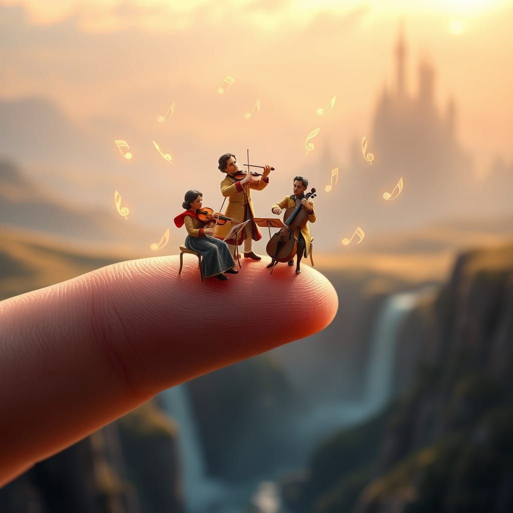 Baroque-Inspired Orchestra Performs on Delicate Finger