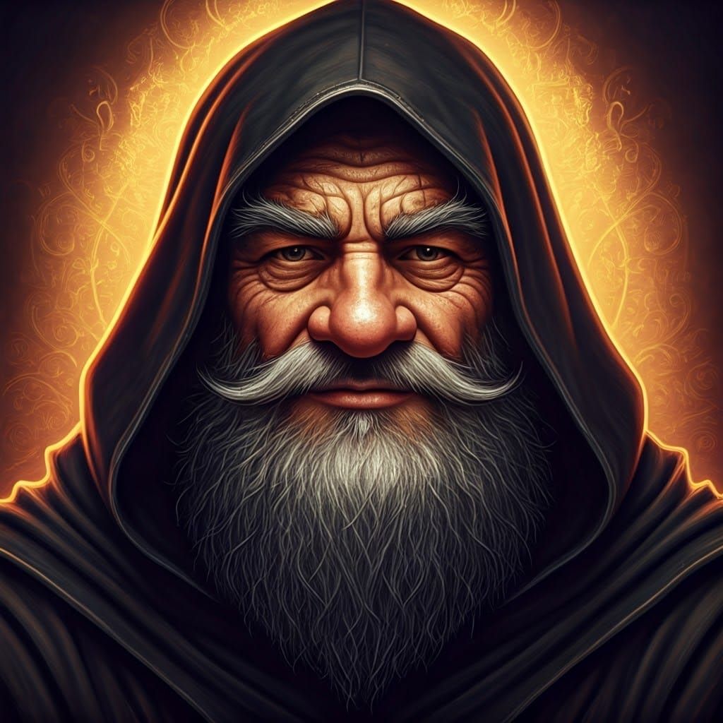 Baroque Fantasy Gnome Cleric in Intricate Details