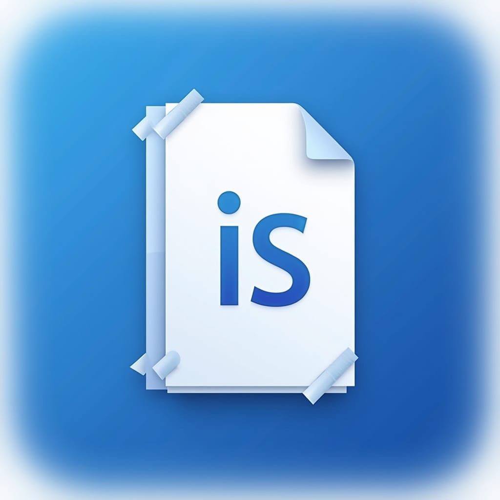 Modern Document Scanner Icon in Flat Design Style