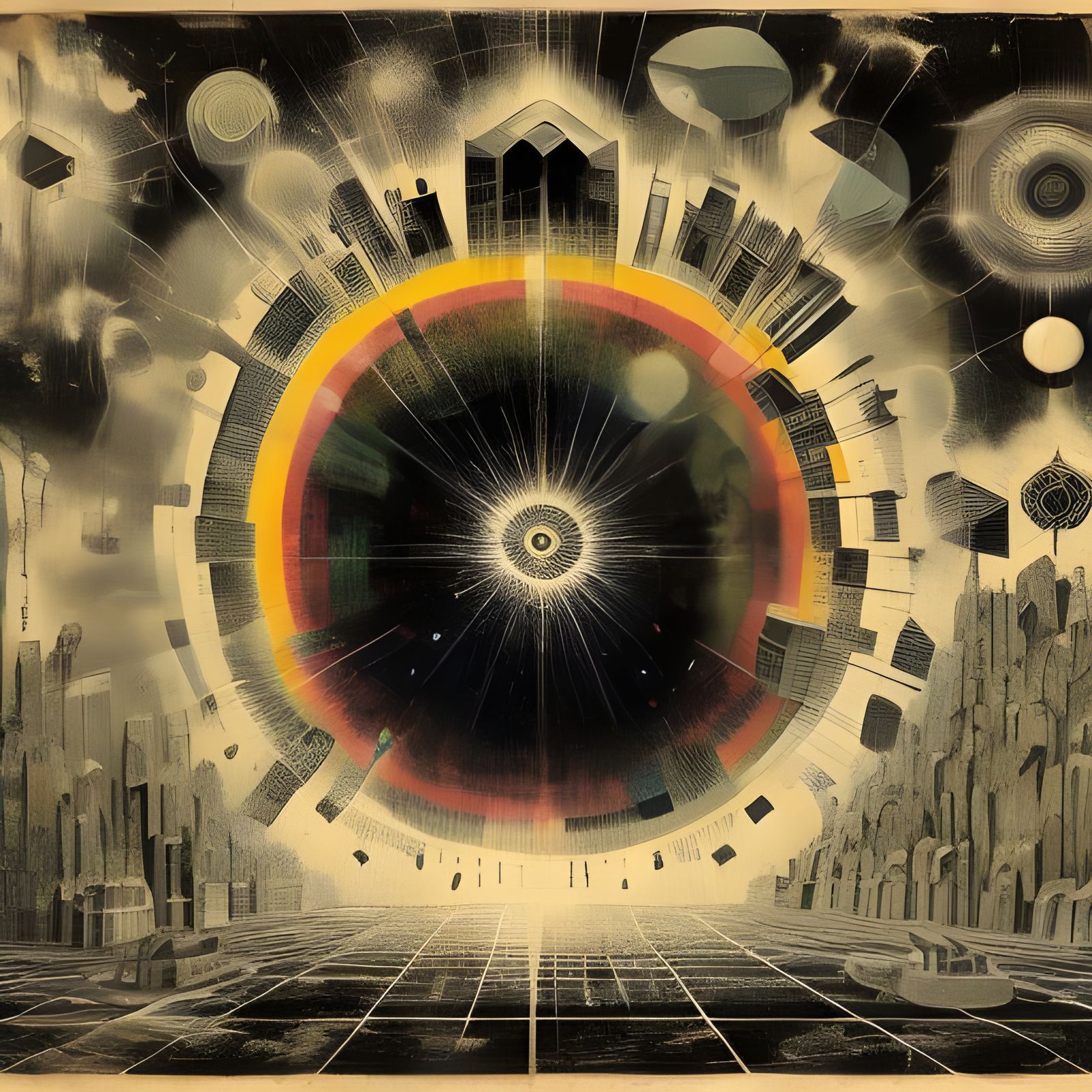 Spiritual Astronaut in Contemplative Pose