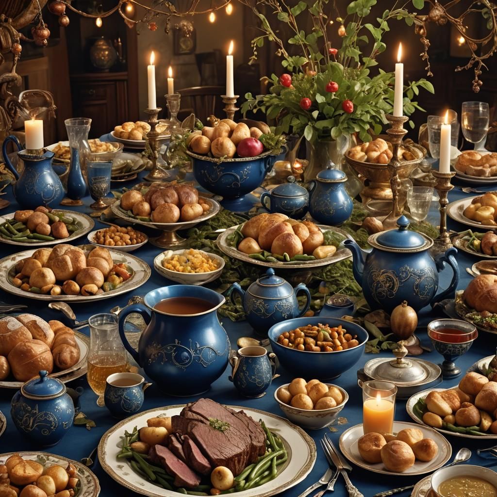 Fantastical Feast in Dutch Masters Style