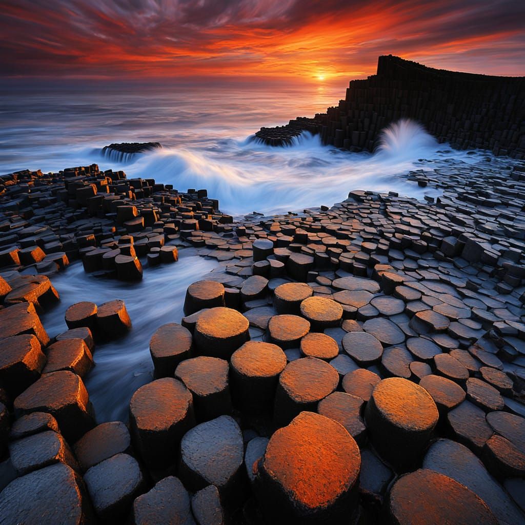 Giant's Causeway in Northern Ireland