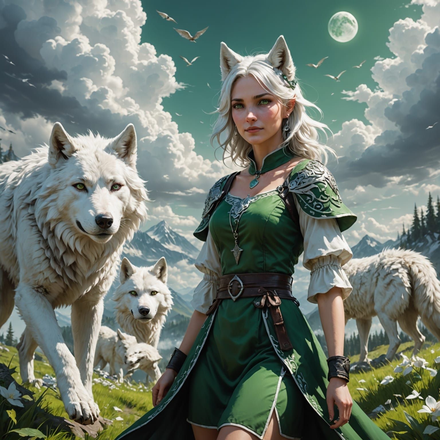 Ethereal Beauty in Black and White