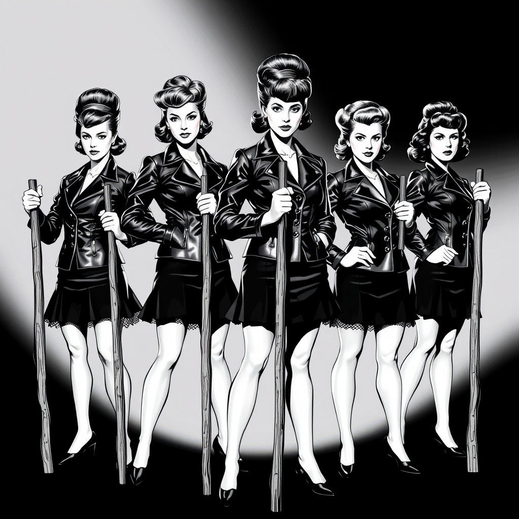 1950s Women Prepare to Slay Vampires