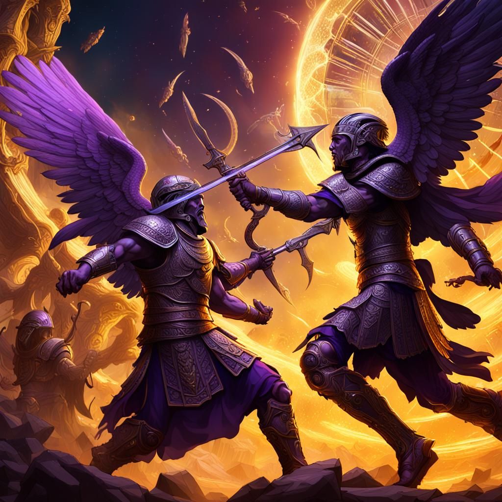 Archangels vs Anunnaki: Dark Fantasy Battle