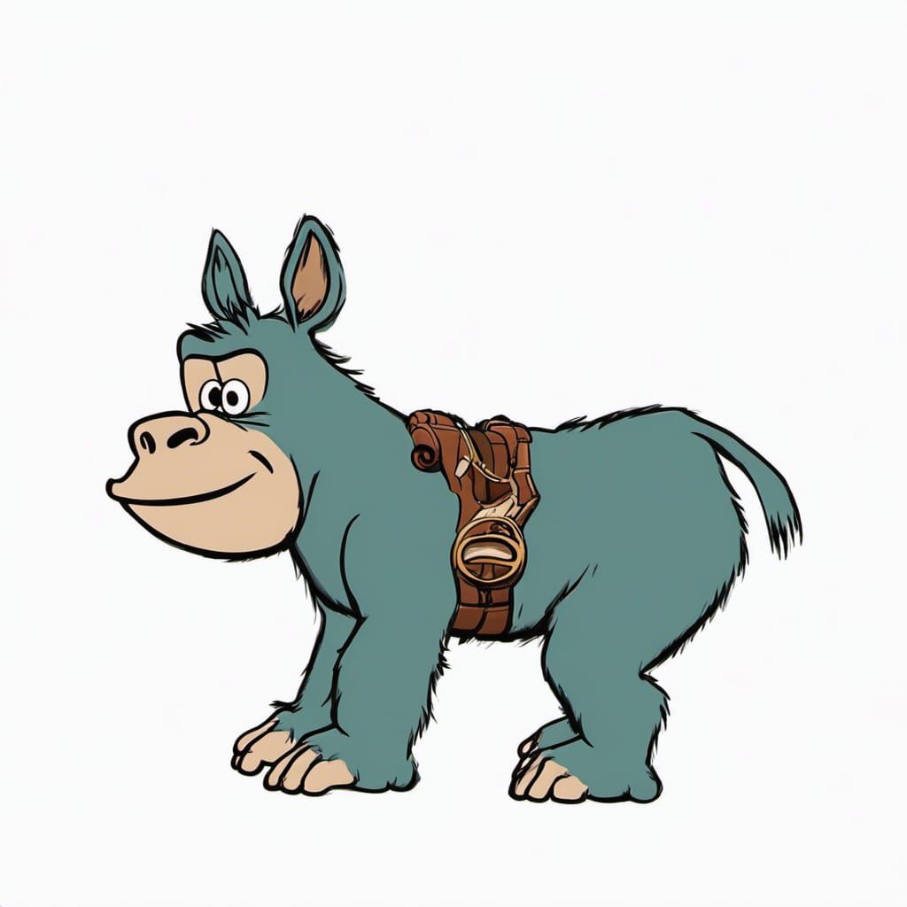 Donkey Kong in Aardman Stop-Motion Style