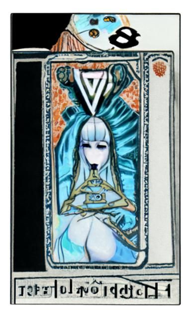 Lobotomy Corp High Priestess Tarot Card