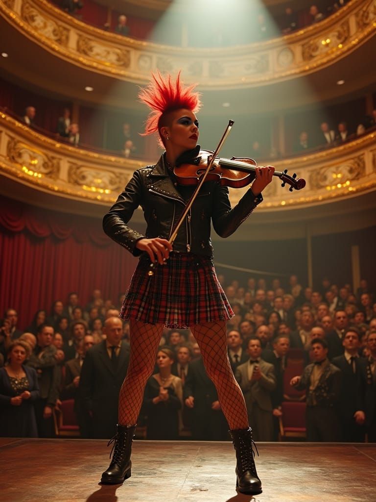 Punk Violinist Rocks Victorian Opera House