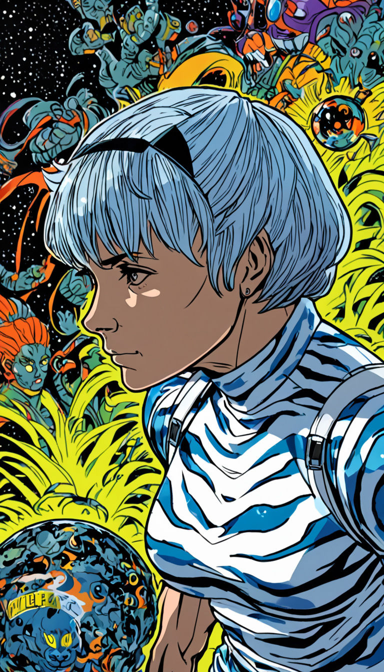 Female Bodybuilder Hunts Cosmic Beast in Parallel Worlds