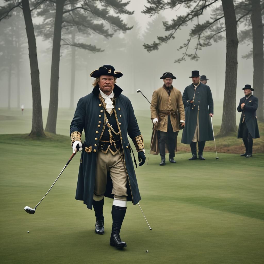 King Gustav Vasa on the Golf Course
