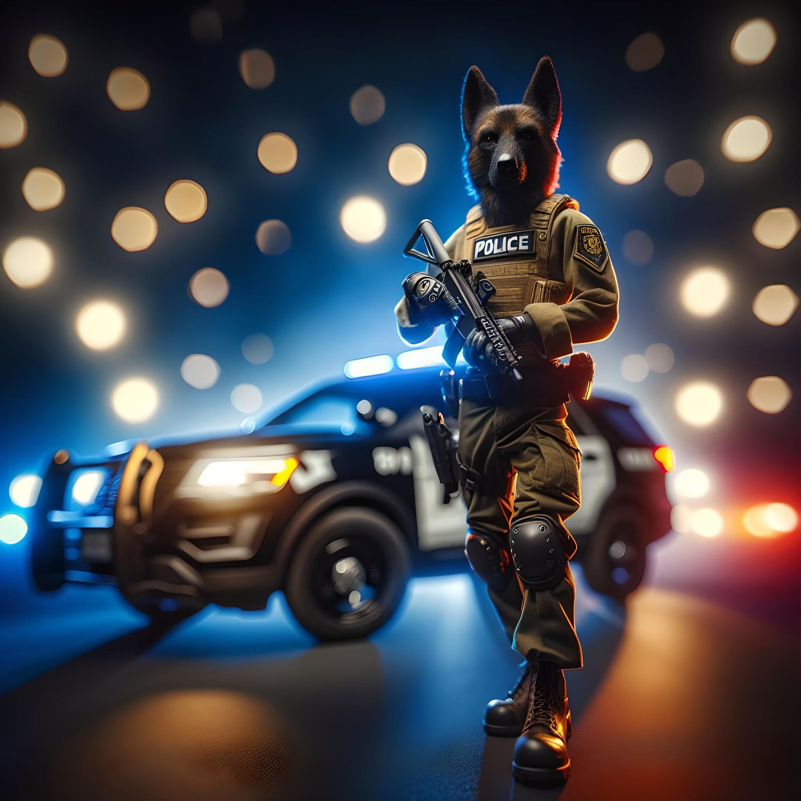 The Belgian Melanois Cop