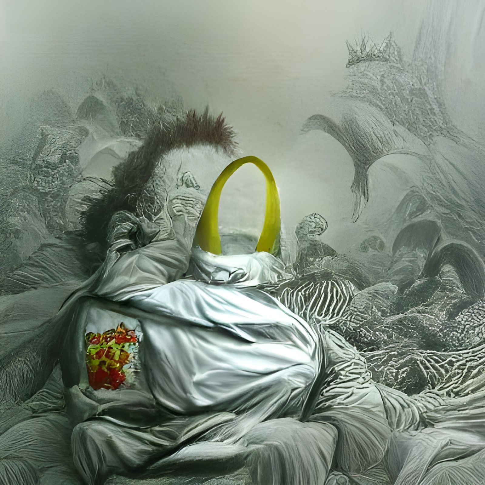 Hyperrealistic Ronald McDonald in Rutkowski Doré Style