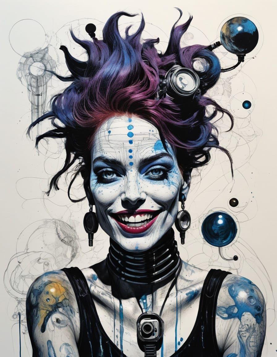 Dunepunk Fremen Supermodel in Arrakis Landscape