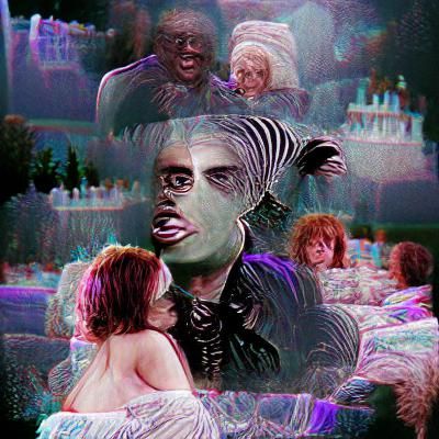 Surreal Movie Mashup: Horror, Cult, and Fantasy Icons