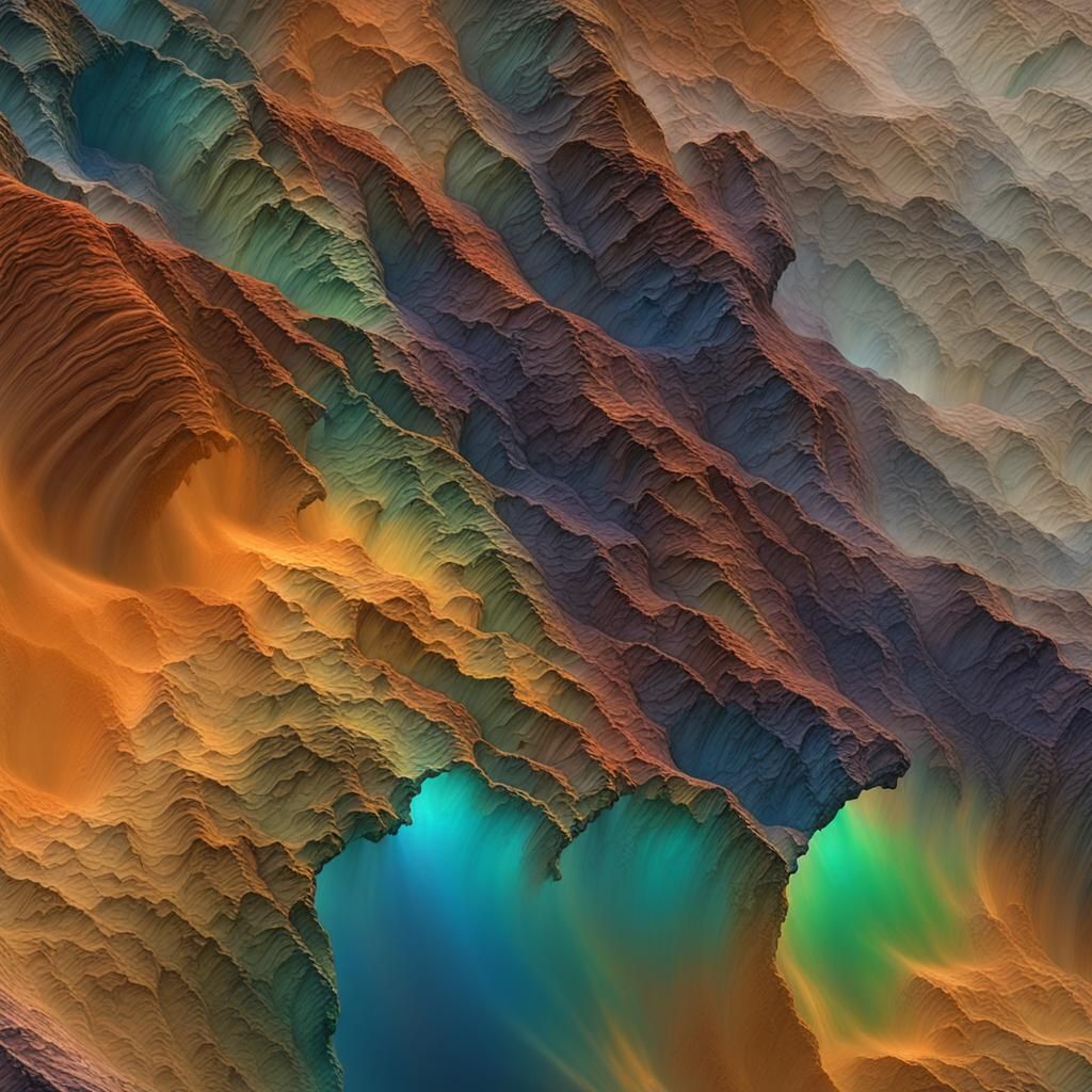 Spectacular Methane Waterfall on Titan: Hyperdetailed Close-...