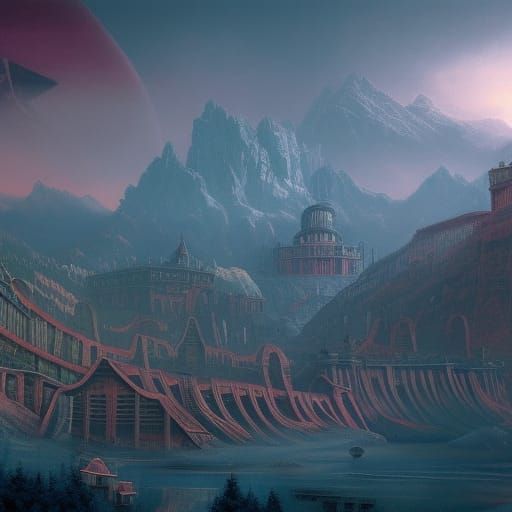 All Seeing Eye in Dystopian Utopia