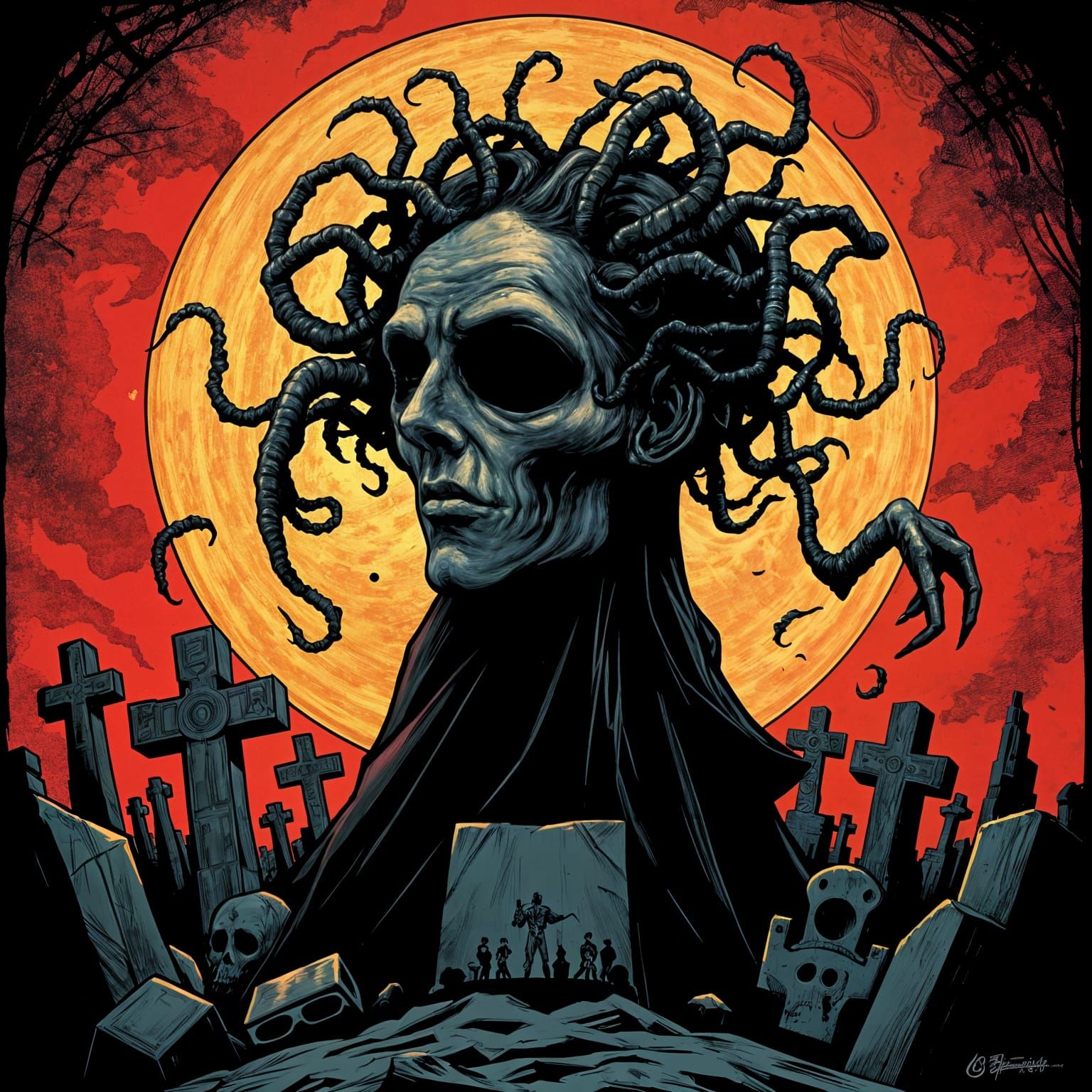 City of Graves: A Haunting AI Vision