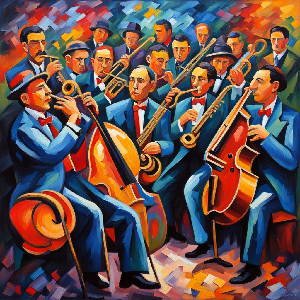 1940s Big Band in Expressionist Style