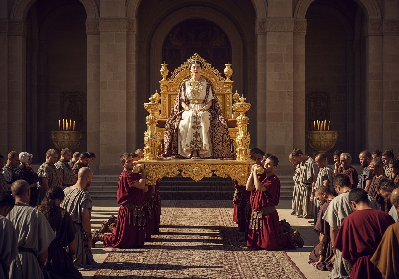 Roman Empress Parade in Ancient Rome: Professional Photograp...