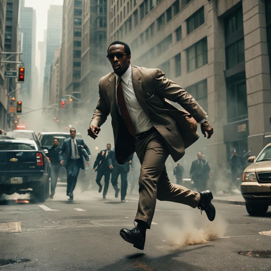 Dramatic Film Still of Pursuit