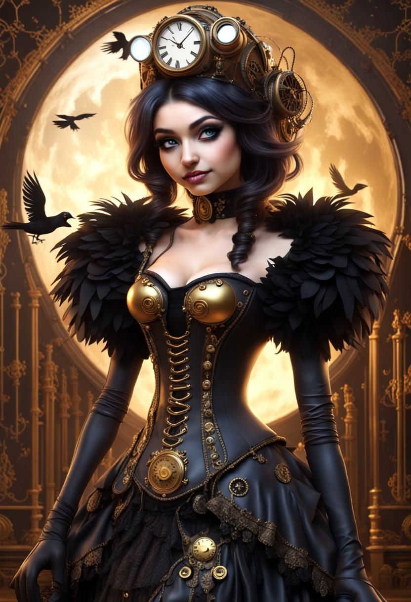 Beautiful Raven Queen