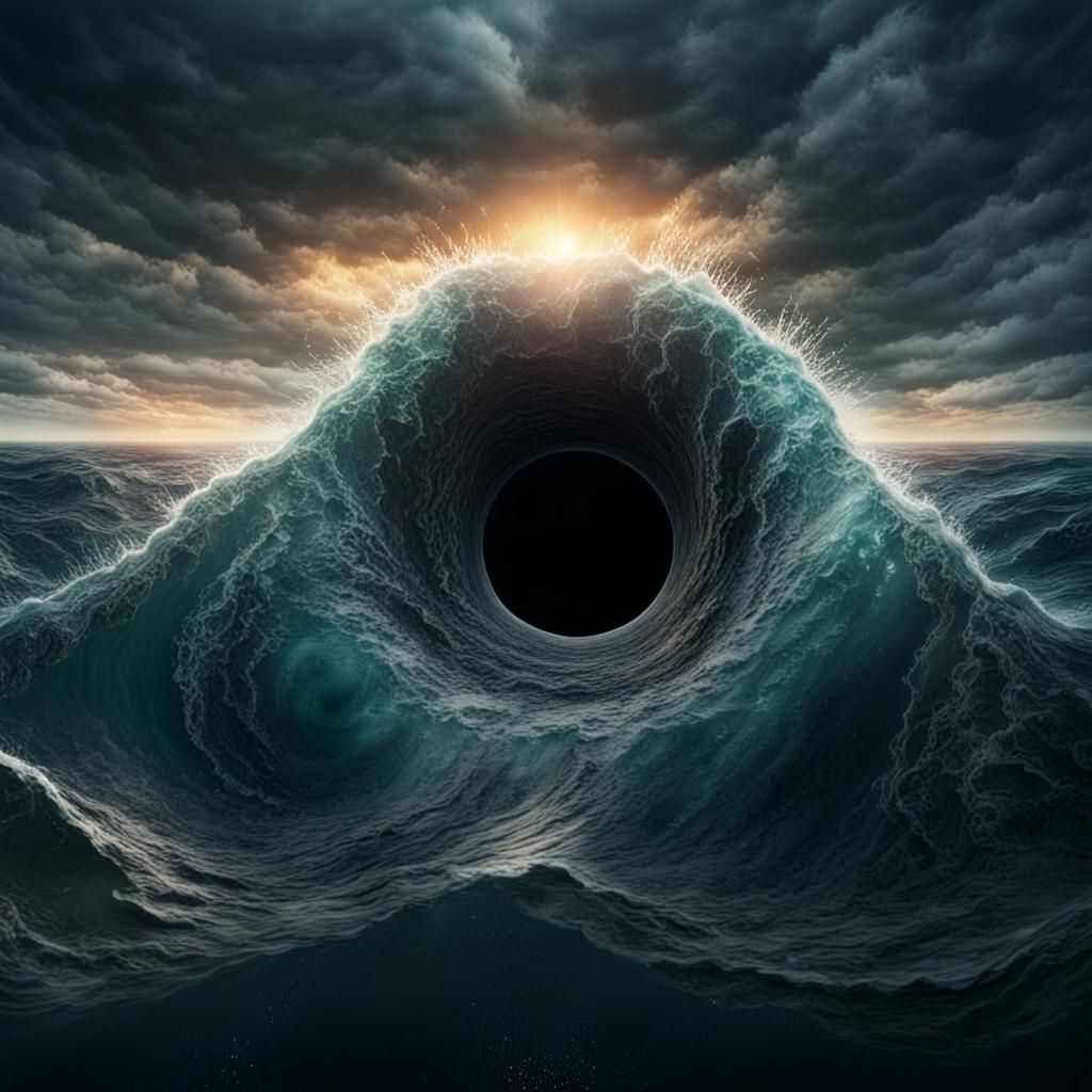black hole in the ocean