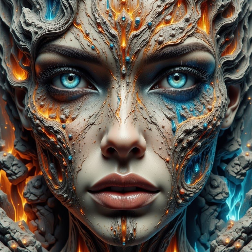 Ominous Abstract Reality in Burtonesque Style