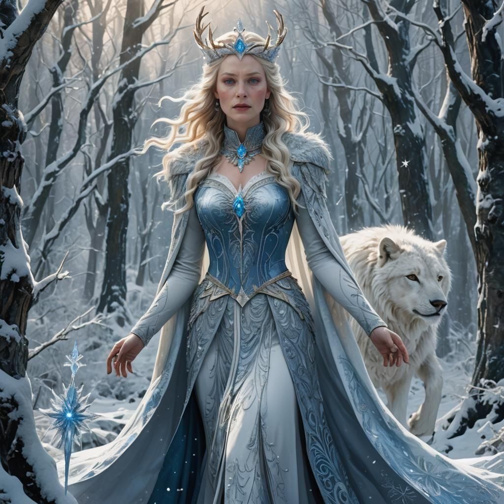 The White Witch of Narnia in Winter