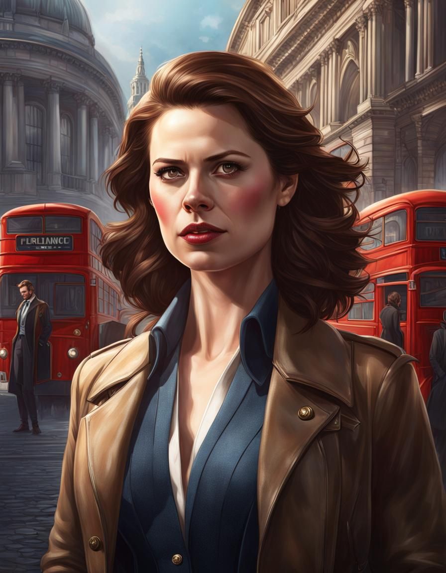 Stunning actress Hayley Atwell